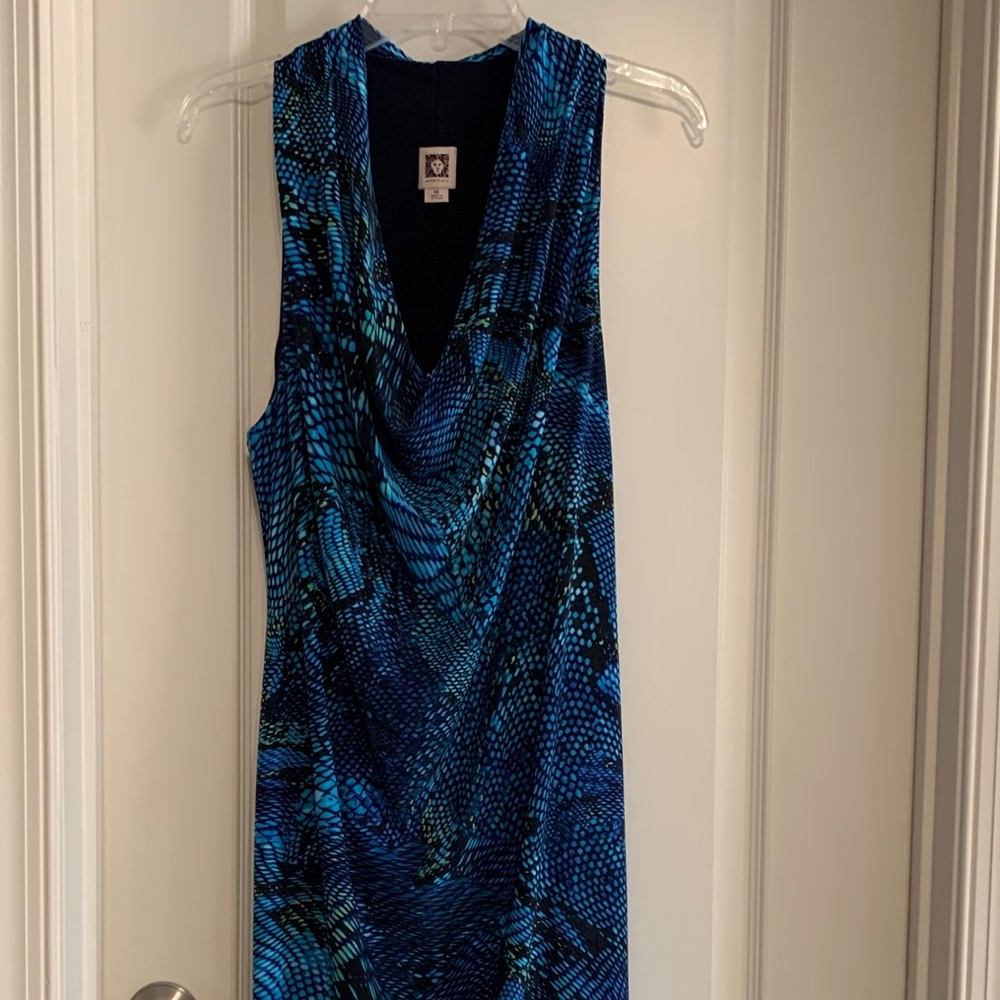 Anne Klein Multicolored Sleeveless Dress